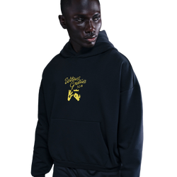 Men's - Nike Lebron TF SI Brushed Pullover Hoodie - Black/White