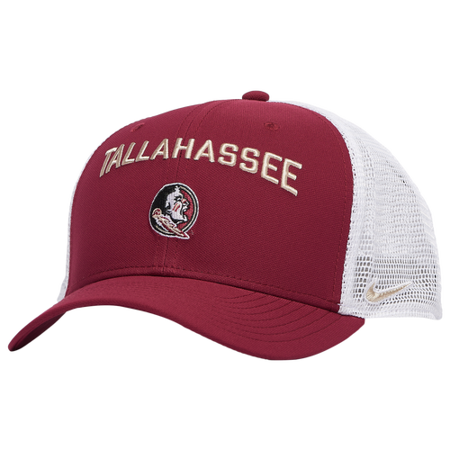 

Nike Mens Nike FSU Rise Trucker Home Cap - Mens Maroon/White Size One Size