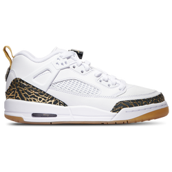 Boys' Grade School - Jordan Spizike Low GL - White/Black/Gold