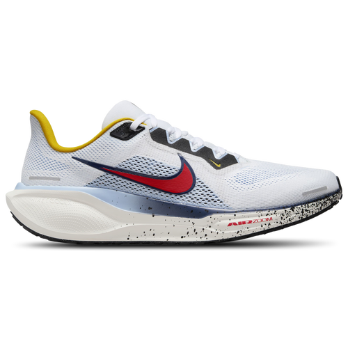 

Nike Mens Nike Air Zoom Pegasus 41 T&F - Mens Running Shoes White/Speed Red/Psychc Blue Size 13.0