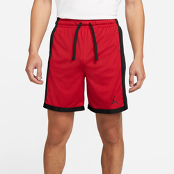 Men's - Jordan Dri-Fit Sport Mesh Shorts - Gym Red/Black/Black