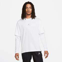 Men's - Jordan Dri-FIT Sport Statement Shooting Shirt - White/Black/Reflective Silver