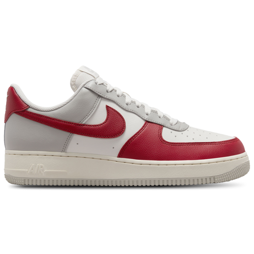 MENS - Nike Air Force 1 '07 LV8 DG - Light Iron Ore/Gym Red Pale Ivory