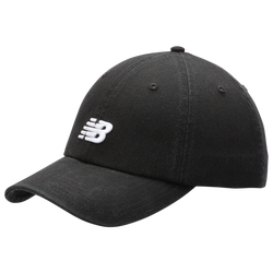Men's - New Balance 6-Panel Curved Hat - Black/White