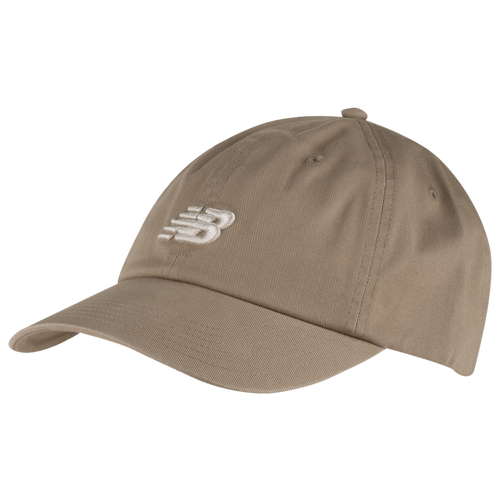 

New Balance Mens New Balance 6-Panel Curved Hat - Mens Beige Size One Size