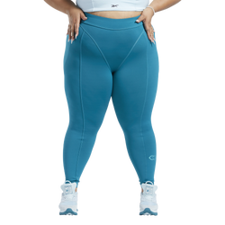 Women's - Reebok Plus Size Cardi Leggings - Green/Green