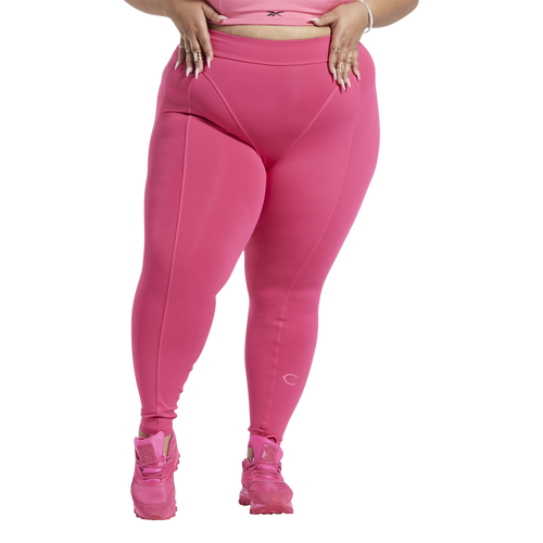 

Reebok Womens Reebok Plus Size Cardi Leggings - Womens Pink/Pink