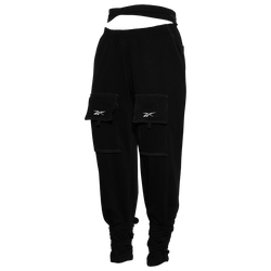 Women's - Reebok Plus Size Cardi Pants - Black