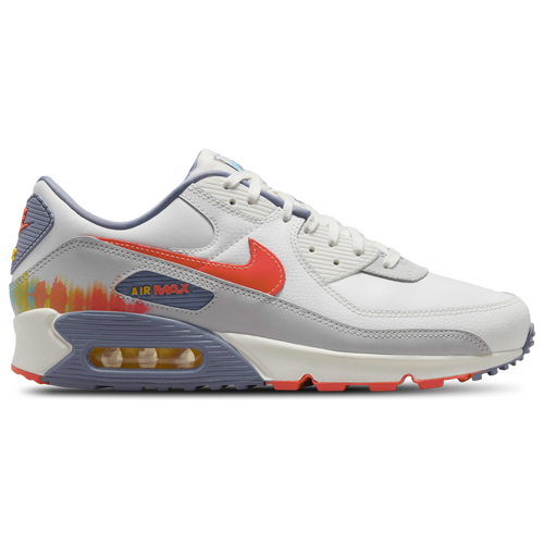 

Nike Mens Nike Air Max 90 Premium - Mens Basketball Shoes Summit White/Bright Crimson/Ashen Slate Size 13.0