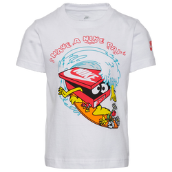 Boys' Preschool - Nike Surfing Boxy T-Shirt - White/Red