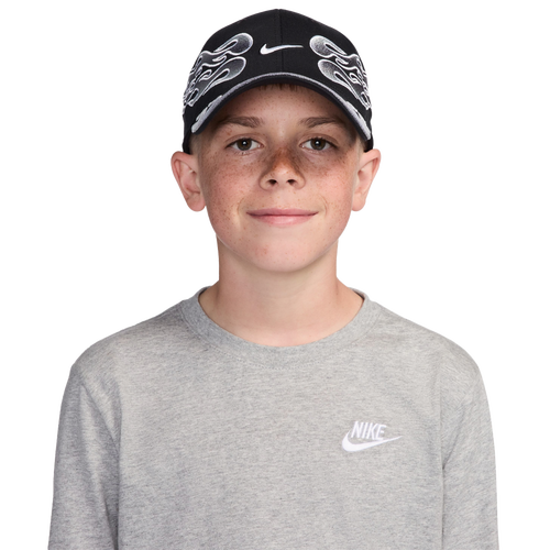  - Nike Club Flame Cap 2 - White/Black