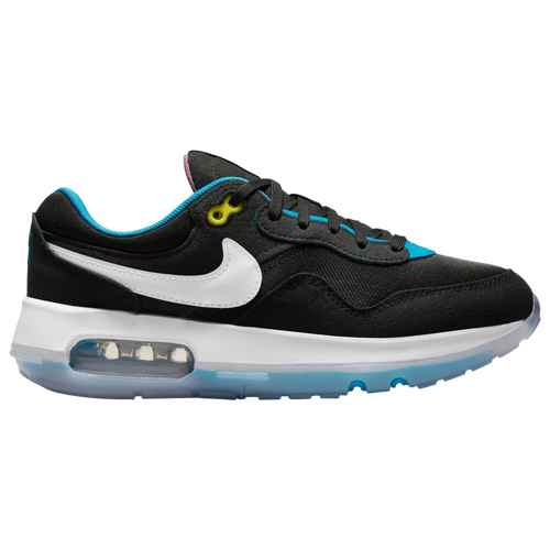 

Nike Boys Nike Air Max Motif - Boys' Grade School Running Shoes Black/White/Blue Size 3.5