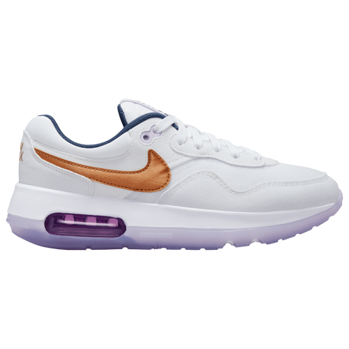 

Nike Boys Nike Air Max Motif - Boys' Grade School Running Shoes White/Metallic Copper/Midnight Navy Size 05.5