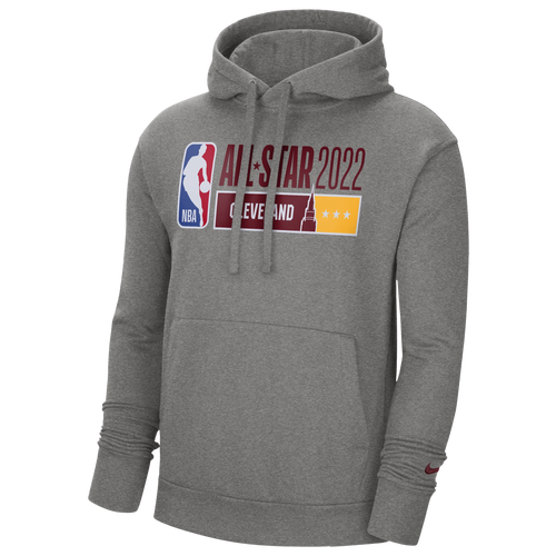 

Jordan Mens Jordan All Star Weekend Essential Fleece Pullover - Mens Grey/Red Size M
