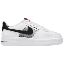 Boys' Grade School - Nike Air Force 1 LV8 - White/Black
