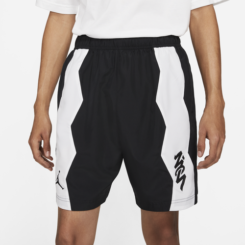 

Jordan Mens Jordan Zion Dri-FIT Perf Woven Short - Mens Black/White/Black Size XXL