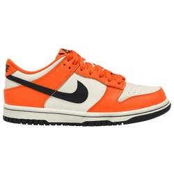 Boys' Grade School - Nike Dunk Low - Phantom/Black/Safety Orange