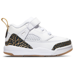 Boys' Toddler - Jordan Spizike Low GL - White/Black/Gold