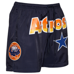 Men's - Pro Standard Astros Team Woven Shorts - Navy