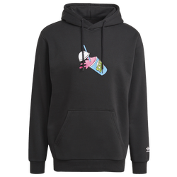 Men's - adidas Simpsons Hoodie - Black/Pink/Blue