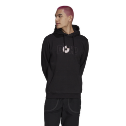 Men's - adidas Simpsons Hoodie - Black/Purple