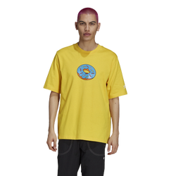 Men's - adidas Originals Simpsons T-Shirt - Yellow/Blue