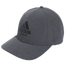 adidas Heathered Badge of Sport Golf Hat - Men's Black/Black