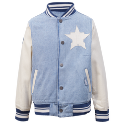 Boys' Grade School - Pro Standard Houston Astros Denim Jacket - Blue/White