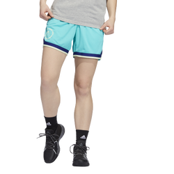 Women's - adidas HYC Shorts - Blue