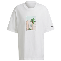 Men's - adidas Originals Hand Drawn T-Shirt - White/White