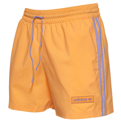 Men's - adidas Linear Logo Shorts - Orange/Purple