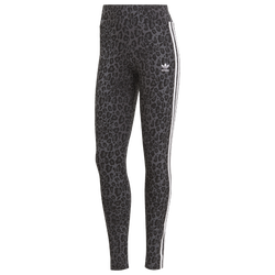 Women's - adidas 3 Stripe Tights - Black/Black