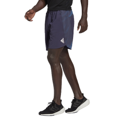 Men's - adidas D4T AOP Tiger Camo 9 Short - Navy