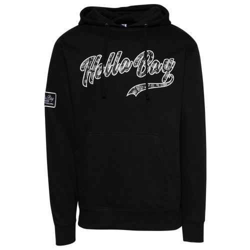 

Hella Bay Mens Hella Bay Hoodie - Mens Black/White Size S