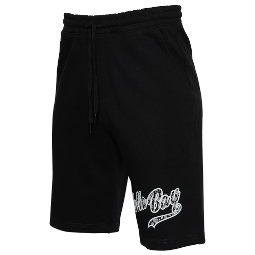 

Hella Bay Mens Hella Bay Shorts - Mens Black/White Size M