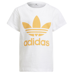 Boys' Preschool - adidas TRF Tee - White /Orange 