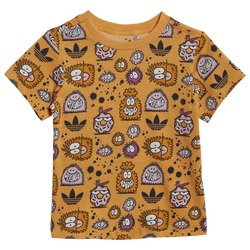 Boys' Toddler - adidas Originals Kevin Lyons T-Shirt Set - Orange/Orange
