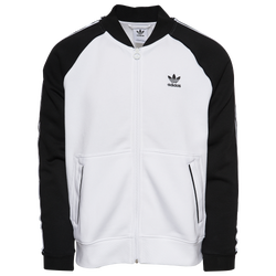 Men's - adidas Originals Superstar Fleece Jacket - Black/White