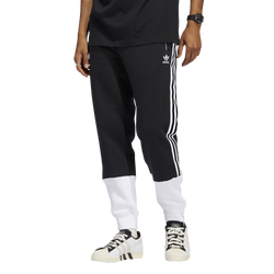 Men's - adidas Originals Superstar Fleece Pants - Black/White