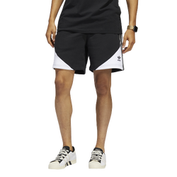 Men's - adidas Originals Superstar CB Fleece Shorts - Black/Gray