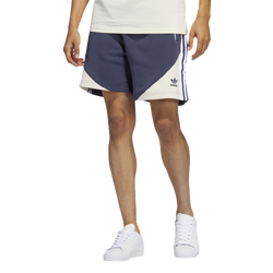 Men's - adidas Originals Superstar CB Fleece Shorts - Navy/Semi Mint Rush/Wonder White