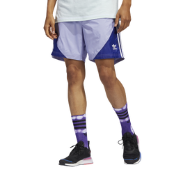 Men's - adidas Originals Superstar Woven Short - Purple