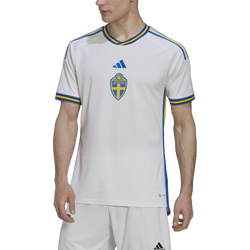 Men's - adidas Sweden National Team 2022/23 Away Jersey - White