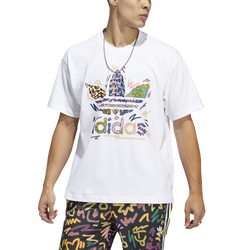 Men's - adidas Pride T-Shirt - White/Multi
