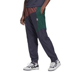 Men's - adidas Bold Woven Track Pants - Navy/Maroon