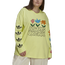 adidas Plus Size Graphic Long Sleeve T-Shirt - Women's Yellow/Yellow