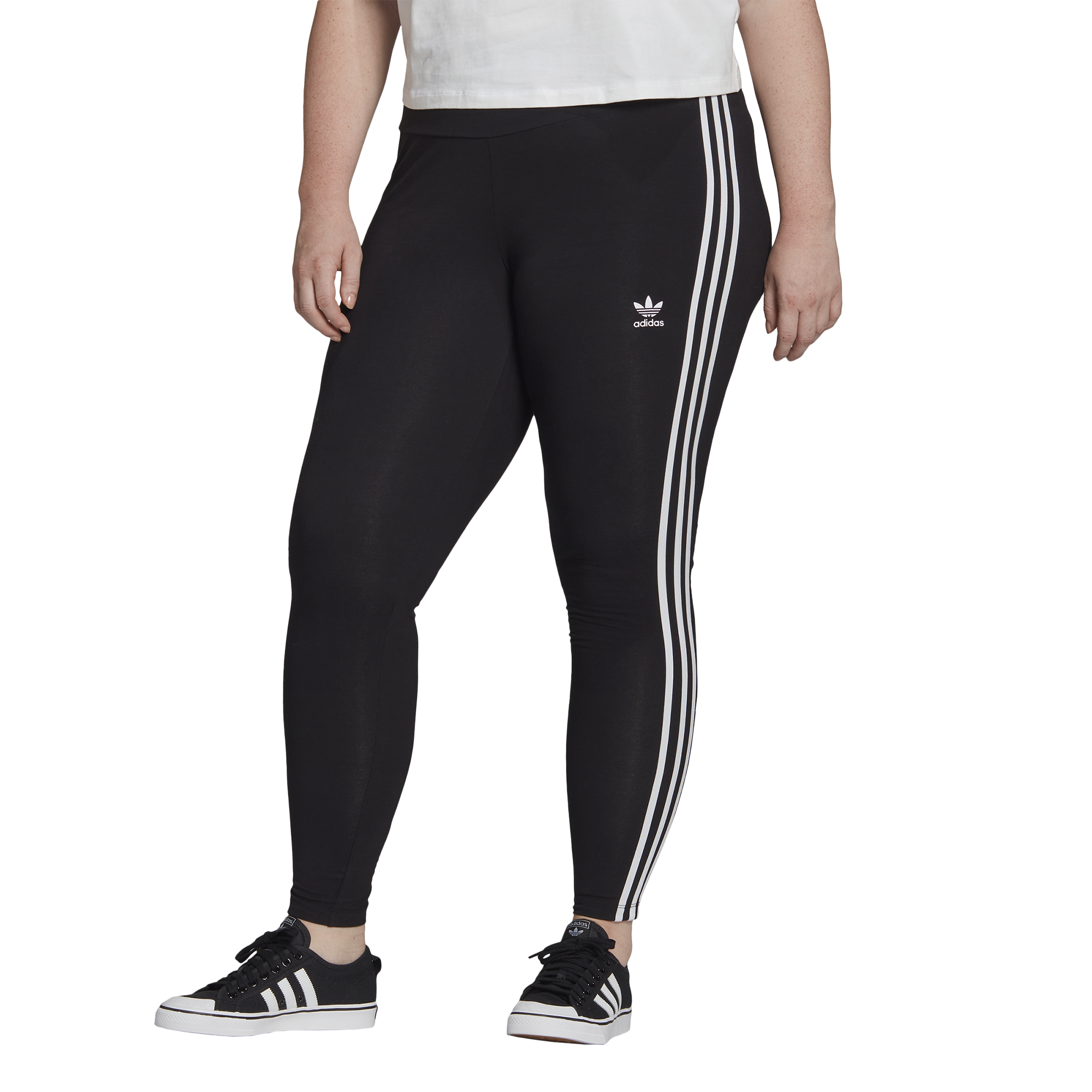 forfølgelse Tvunget forholdet Adidas Originals Adicolor Classics 3-Stripes Tights (Plus Size) - Women's |  The Shops at Willow Bend
