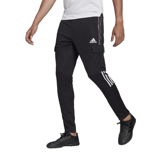 

adidas Mens adidas Tiro Cargo Pants - Mens Black/White Size L