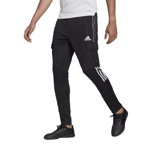 

adidas Mens adidas Tiro Cargo Pants - Mens Black/White Size S