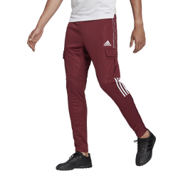 Men's - adidas Tiro Cargo Pants - Crimson/White